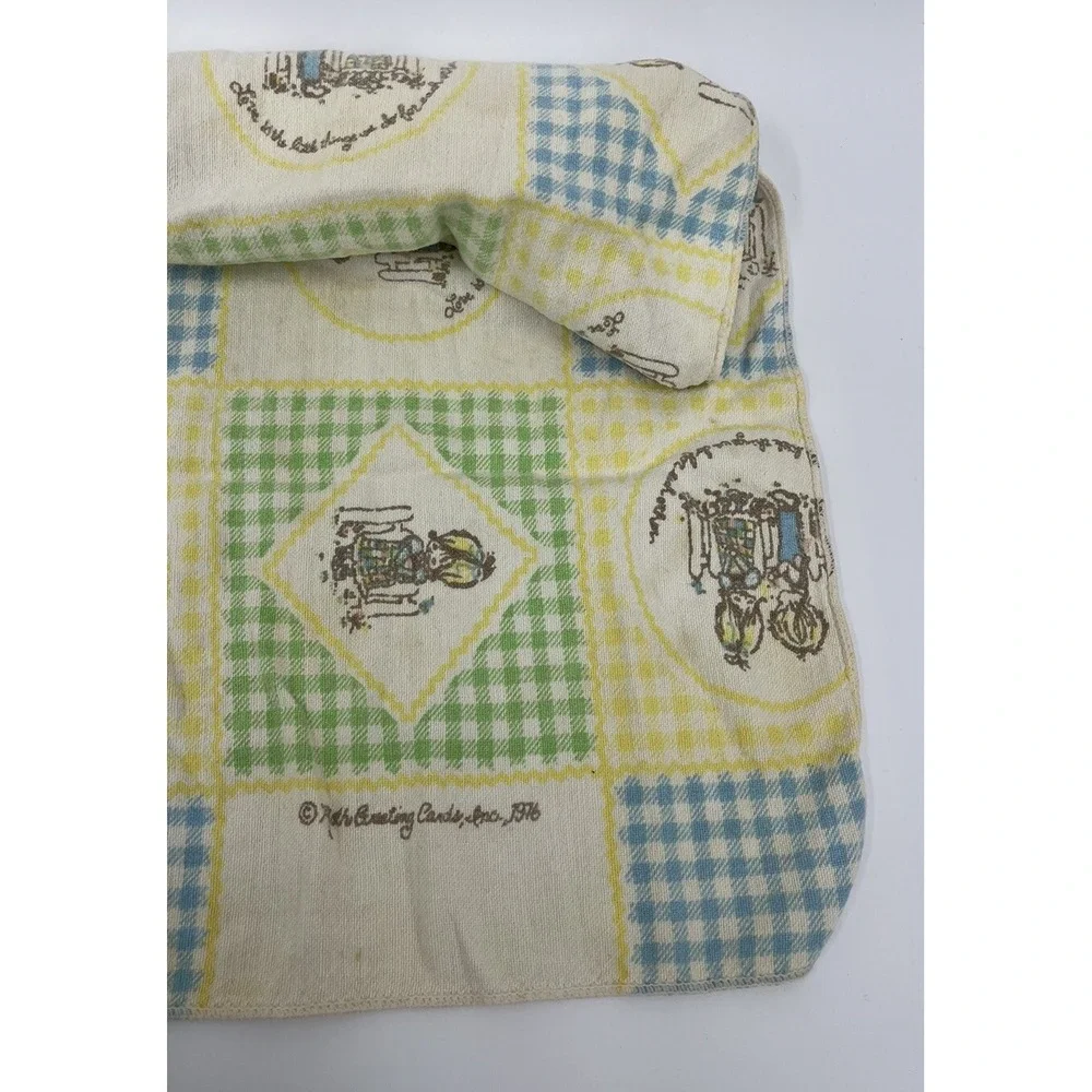 Vintage Roth Greeting Cards 1976 Infant Baby Receiving Blanket 31